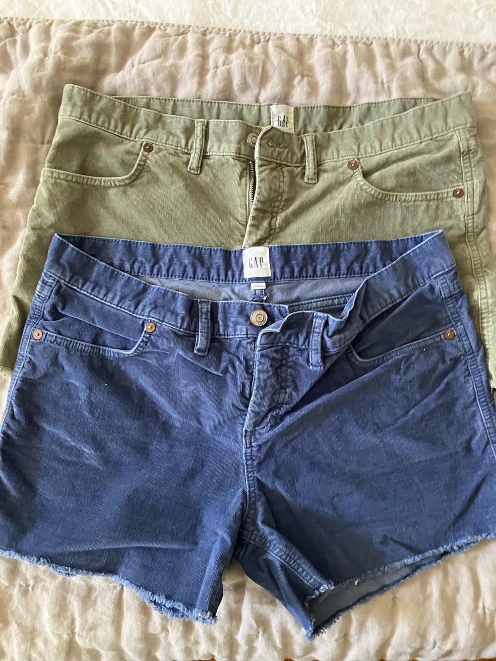 Two pairs of Gap shorts
